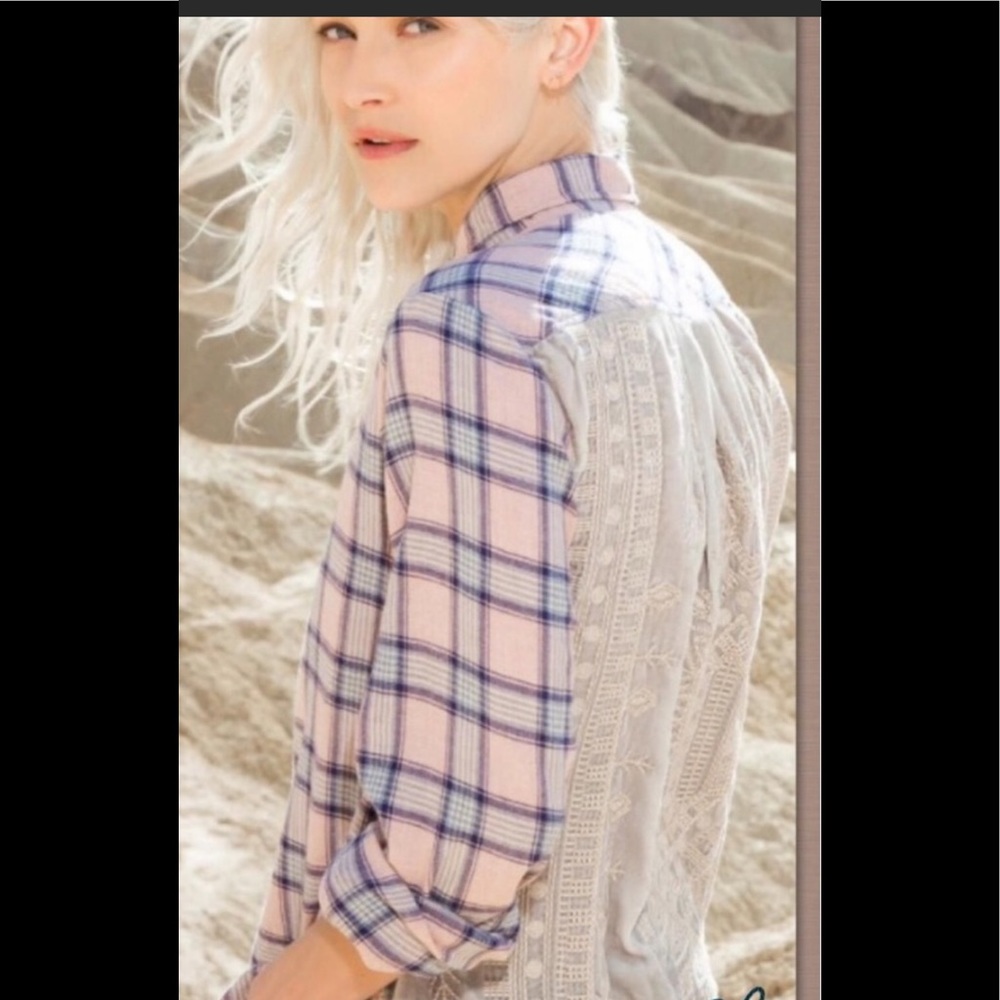 Johnny Was 3J Workshop Plaid/Velvet small